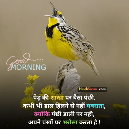 Good Morning Quotes With Images Hindi Sayari