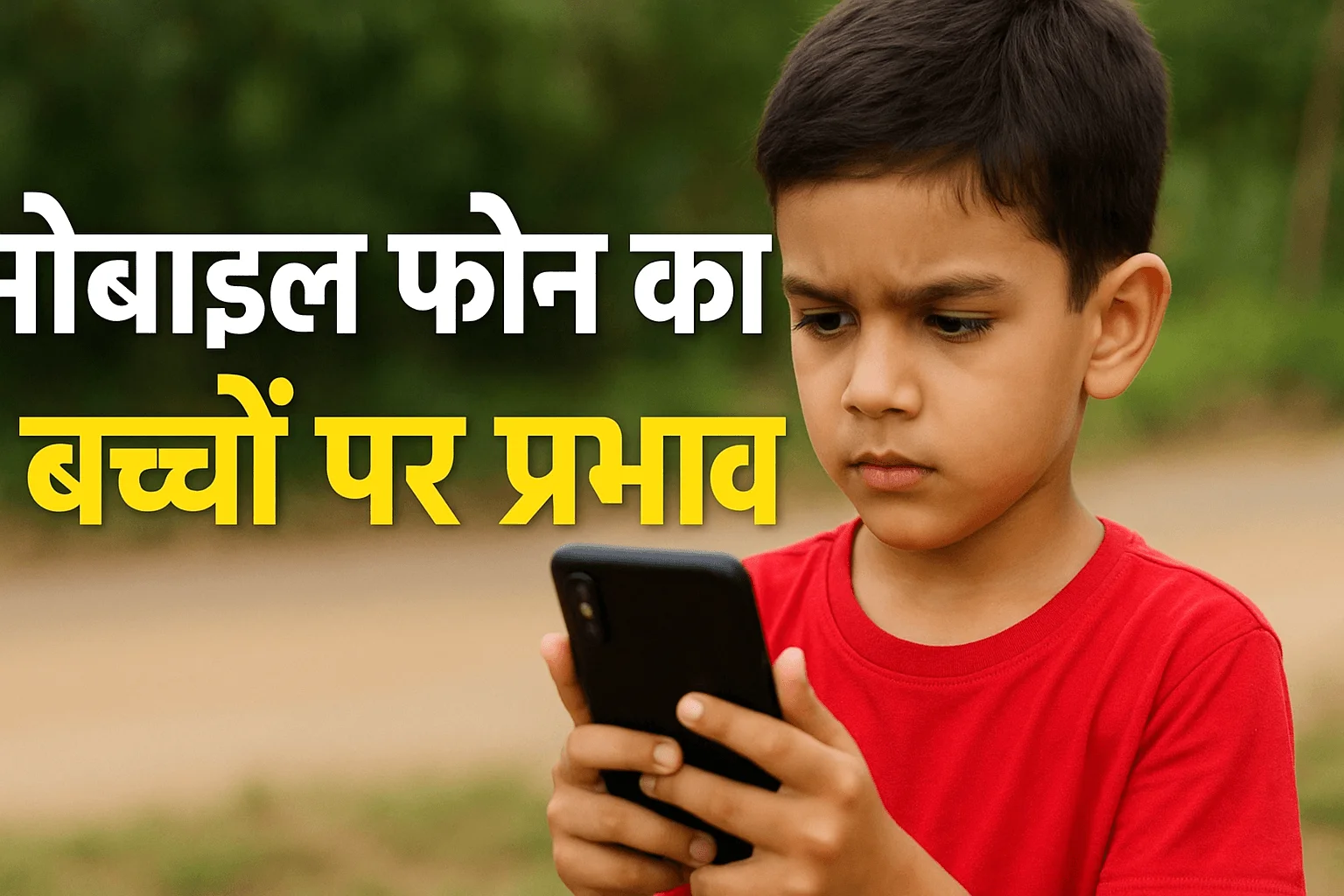 Effects of Mobile on Children's