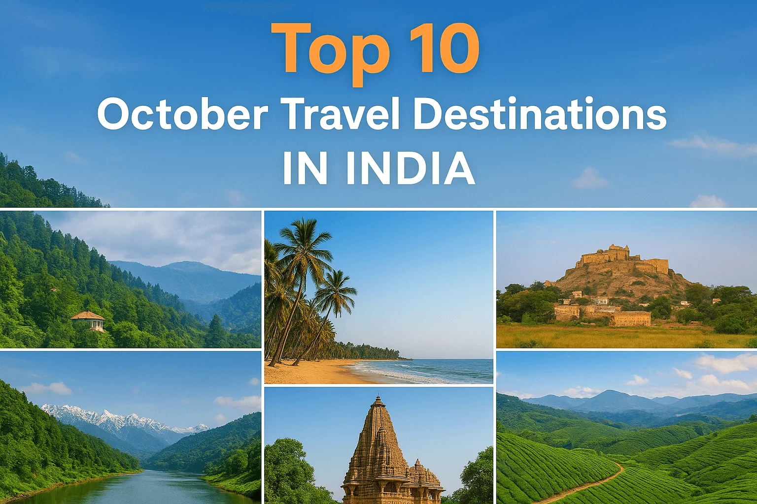 10 Best Places to Visit in October in India