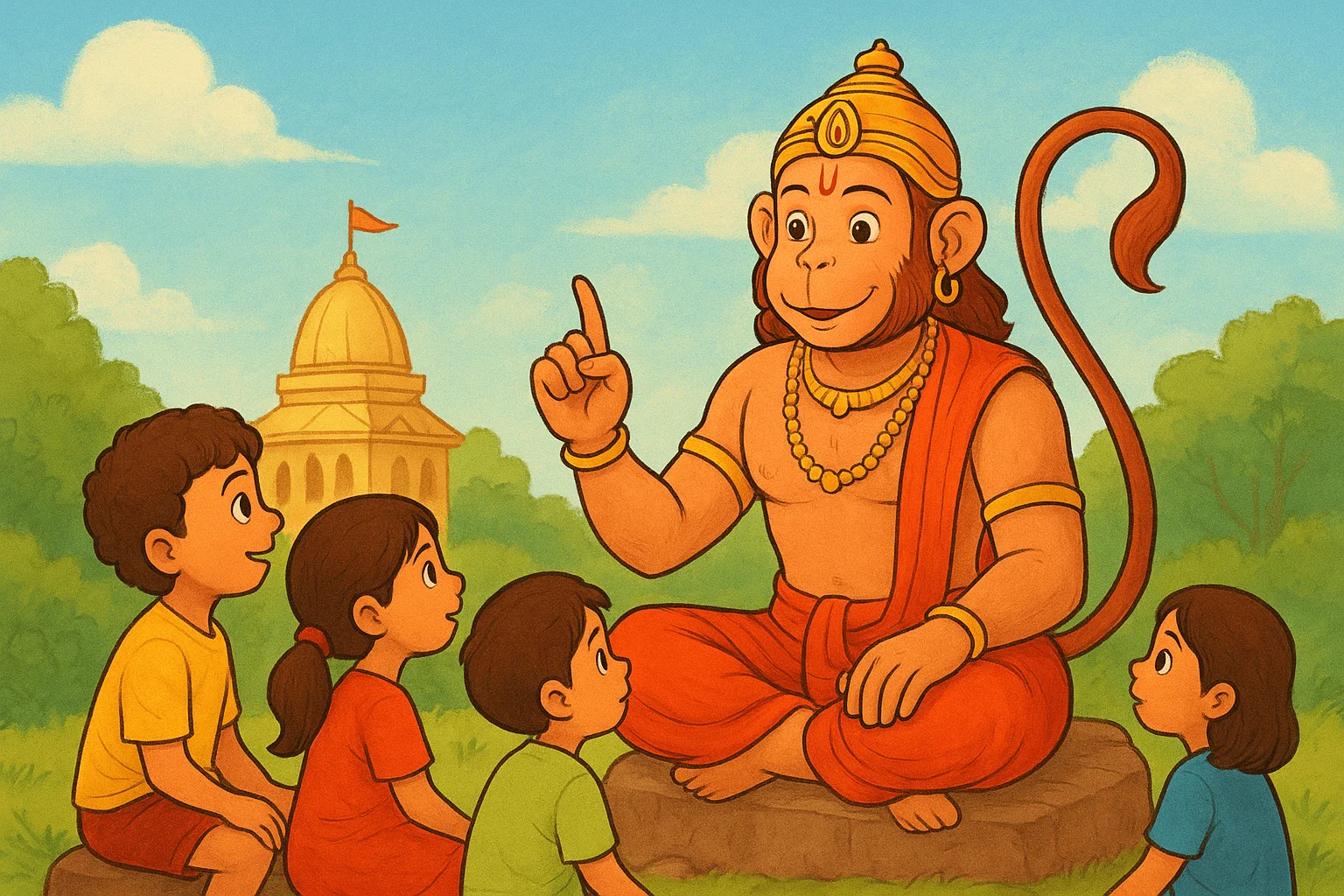 Short Story of Hanuman Ji in Hindi for Kids