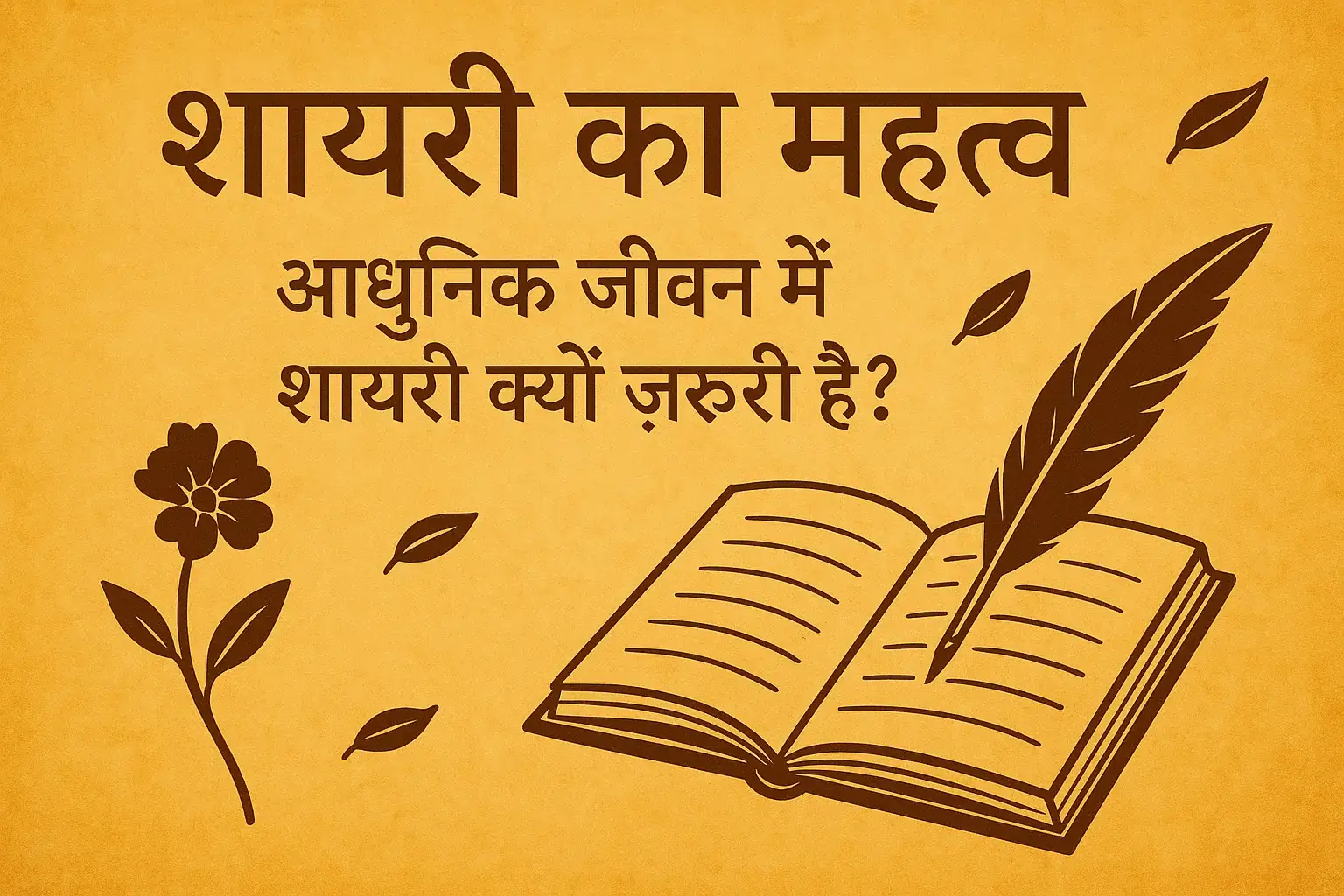 Importance of Shayari in Modern Life