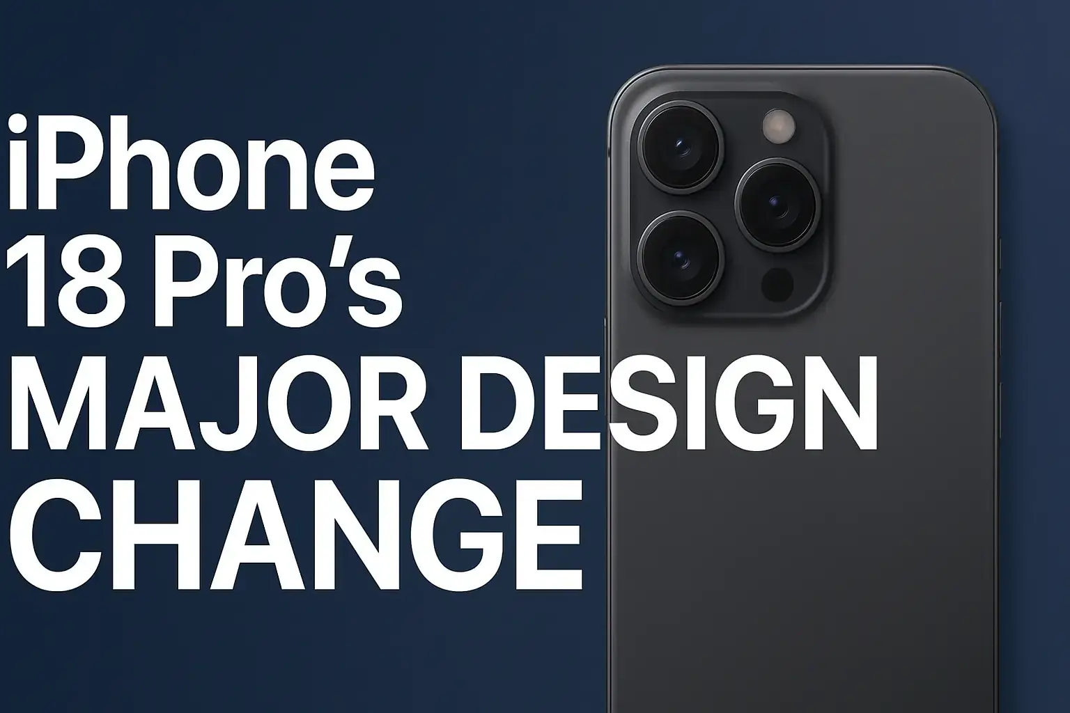 iPhone 18 Pro