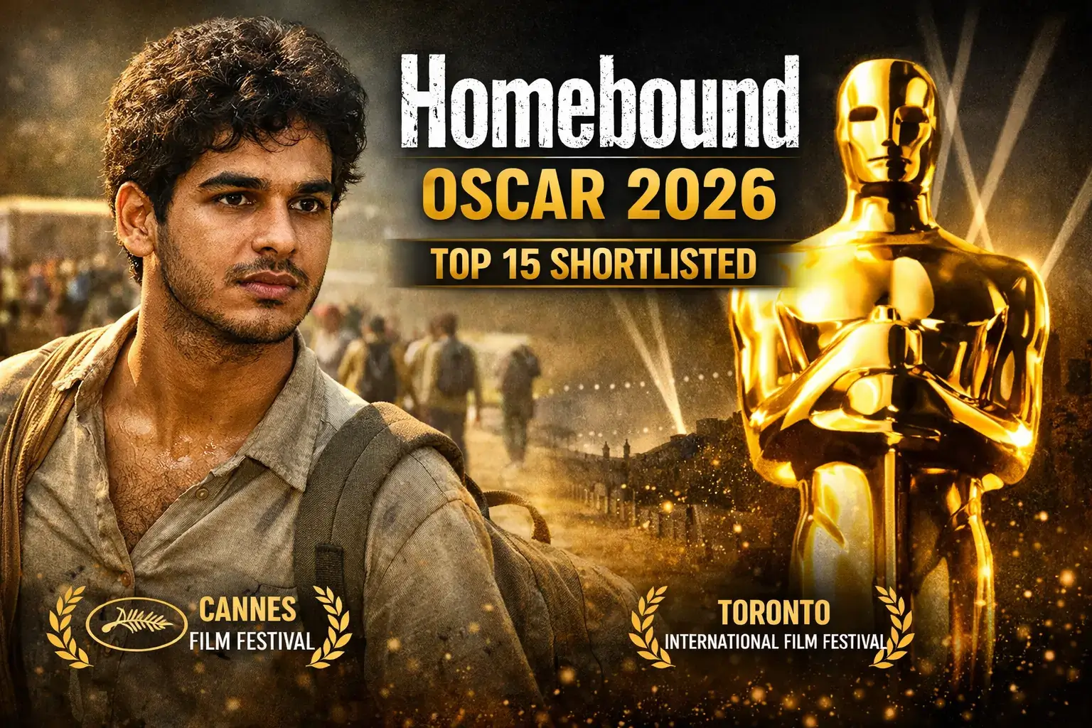 Homebound Oscar shortlist 2026