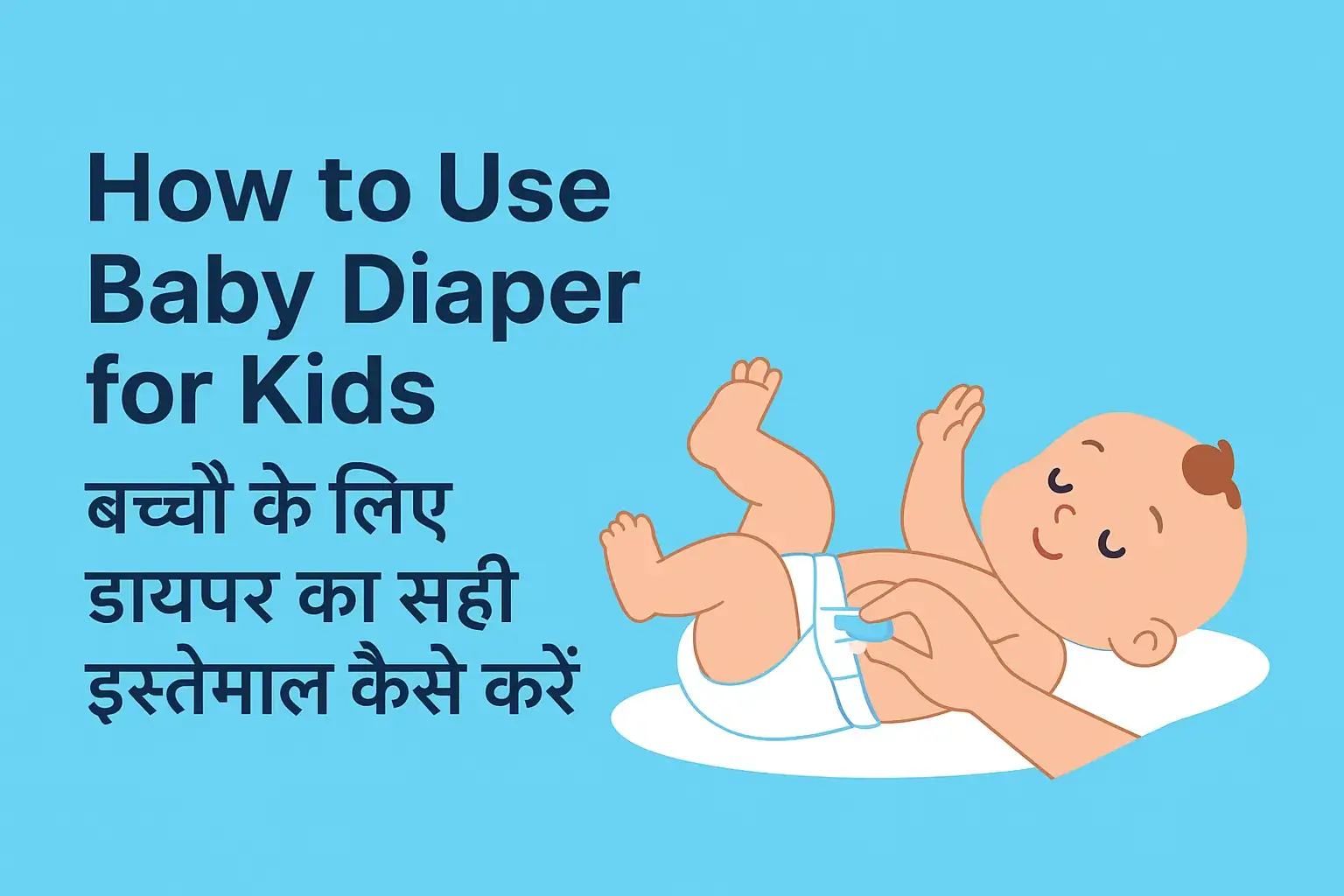 How to Use Baby Diaper for Kids