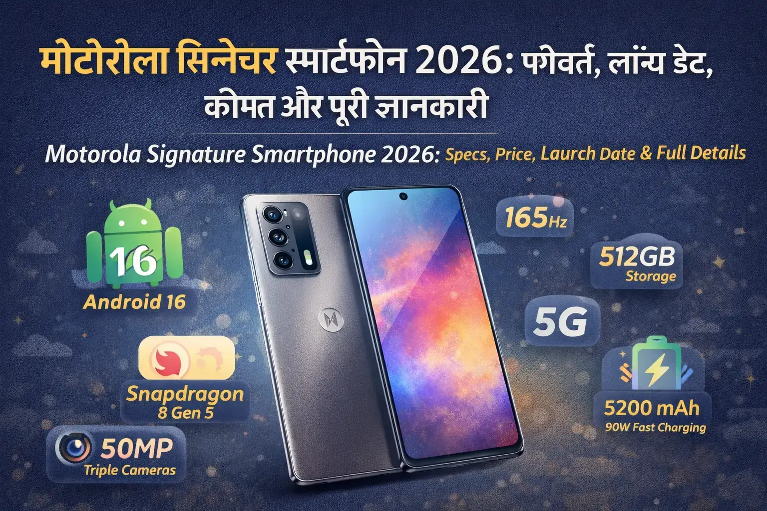 Motorola Signature 5G Smartphone 2026