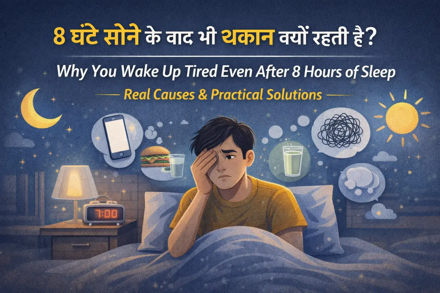 Wake Up Tired Even After 8 Hours of Sleep