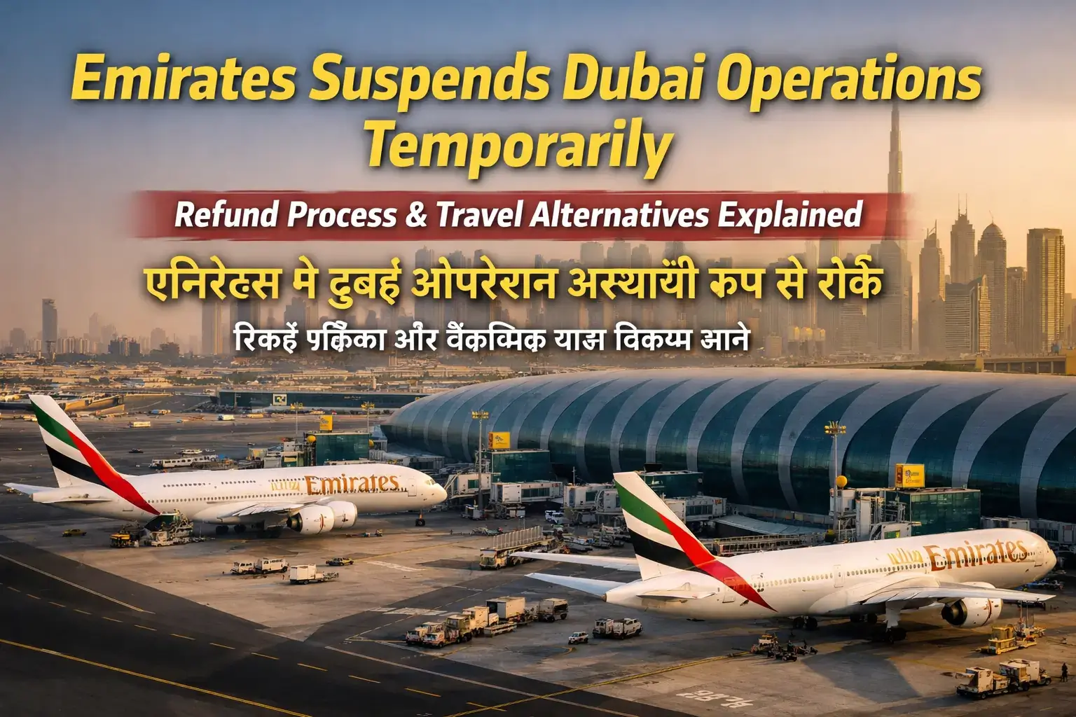 Emirates Suspends Dubai Operations Temporarily