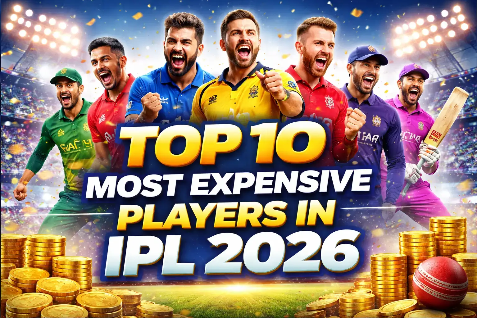 Top 10 Most Expensive Players in IPL 2026